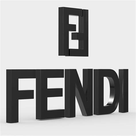 fendi logo render|fendi logo print.